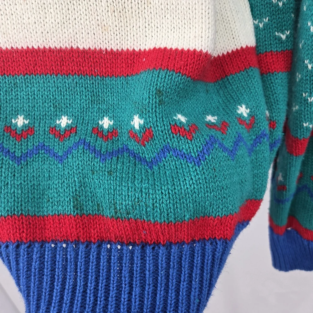 Jordache Vintage Cats in Sweaters Sweater size small